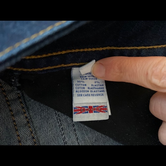 Hudson Jeans Bootcut Blue Denim Elastan Flaps 28 - Picture 13 of 14